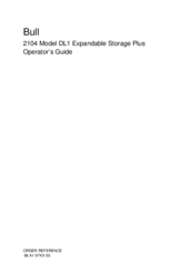 Bull 2104 TL1 Operator's Manual