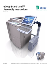 eCopy ScanStand Assembly Instructions Manual