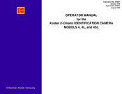 Kodak X-Omatic 4SL Operator's Manual