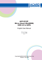 Acard ACP-2212P User Manual