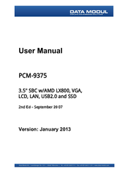 Data Modul PCM-9375 User Manual
