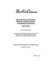 StudioComm 38 Talent Amplifier User Manual