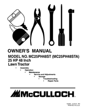 McCulloch MC25PH48ST Owner's Manual