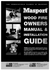 Masport VERONA Owner's Manual & Installation Manual
