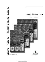 Xenyx 1622FX User Manual