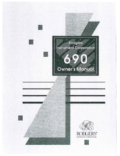 Rodgers 690 Owner's Manual