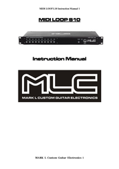 MLC MIDI LOOP S10 Instruction Manual