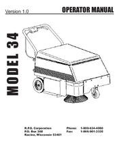 R.P.S. Corporation 34 Operator's Manual