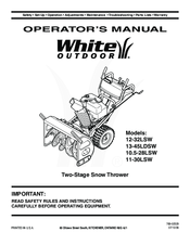 White Outdoor 12-32LSW Operating Instructions Manual