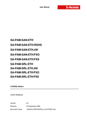 S-Access SA-PAM-SAN-ETH4W User Manual
