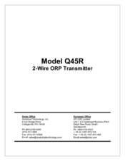 Analytical Technology Q45R Instruction Manual