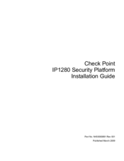Check Point IP1280 Installation Manual
