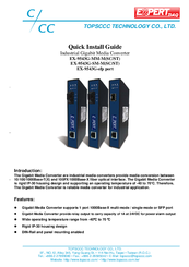 ExpertDAQ EX-9543G-MM-M Quick Install Manual