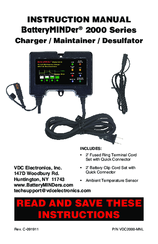 VDC Electronics BatteryMINDer 2000 Series Instruction Manual