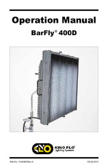 Kino Flo BarFly 400D Operating Instructions Manual