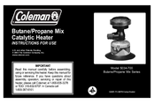 Coleman 5034-700 Instructions For Use Manual