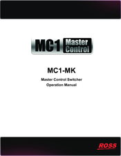 Ross MC1-MK Operating Instructions Manual