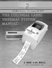 Colonial Label Thermal System Manual