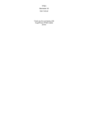 jcb TP803 Sitemaster 3G User Manual
