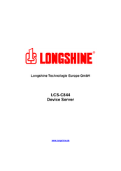 Longshine LCS-C844 User Manual