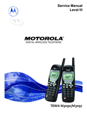 Motorola TDMA M3090 Service Manual