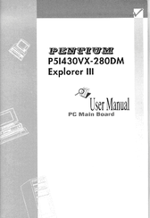 Pentium P51430VX-280DM Explorer III User Manual