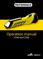 Reference TX40 Operation Manual