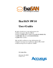 Accusys ExaSAN SW16 User Manual