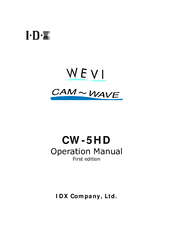 IDX Wevi CAM-WAVE CW-5HD TX Operation Manual
