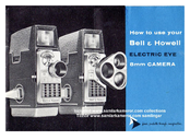 Bell & Howell Electric Eye 8mm Camera How To Use Manual