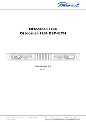 powersoft Ottocanali I204 DSP+ETH User Manual