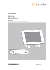 Sartorius TopMix2.Touch TM02-X Operating Instructions Manual
