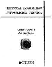 Citizen 941 Technical Information