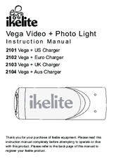 Ikelite 2103 Vega Instruction Manual