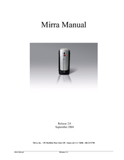 Mirra Personal Server Manual