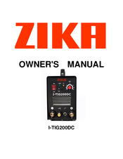 zika I-TIG200DC Owner's Manual