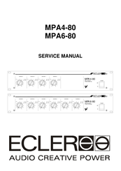 Ecleree MPA6-80 Service Manual