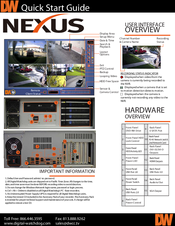 Digital Watchdog Nexus Quick Start Manual
