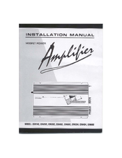 Mosfet Power Crossfire CFA354 Installation Manual