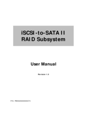 Proware iSCSI-to-SATA II RAID Subsystem User Manual