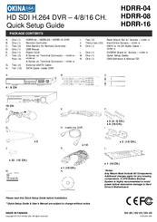 Okina USA HDRR-04 Quick Setup Manual