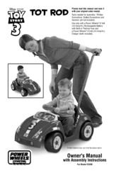 Power Wheels V3298 TOT ROD Toy Story 3 Owner's Manual With Assembly Instructions