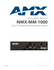 AMX NMX-MM-1000 Instruction Manual