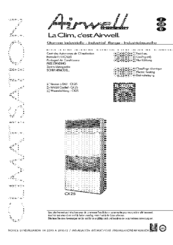 Airwell CX 25 Installation Instructions Manual