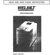 Welbilt ABM2900 Instruction Manual