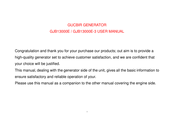 Gucbir GJB13000E User Manual