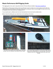 Bennett Musto Performance Skiff Rigging Manual