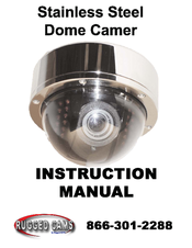 Rugged CCTV stainless steel dome camera Instruction Manual