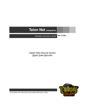 Talon Digital Video Security System Installation And User Manual