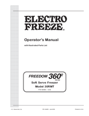 ELECTRO FREEZE 30RMT Operator's Manual